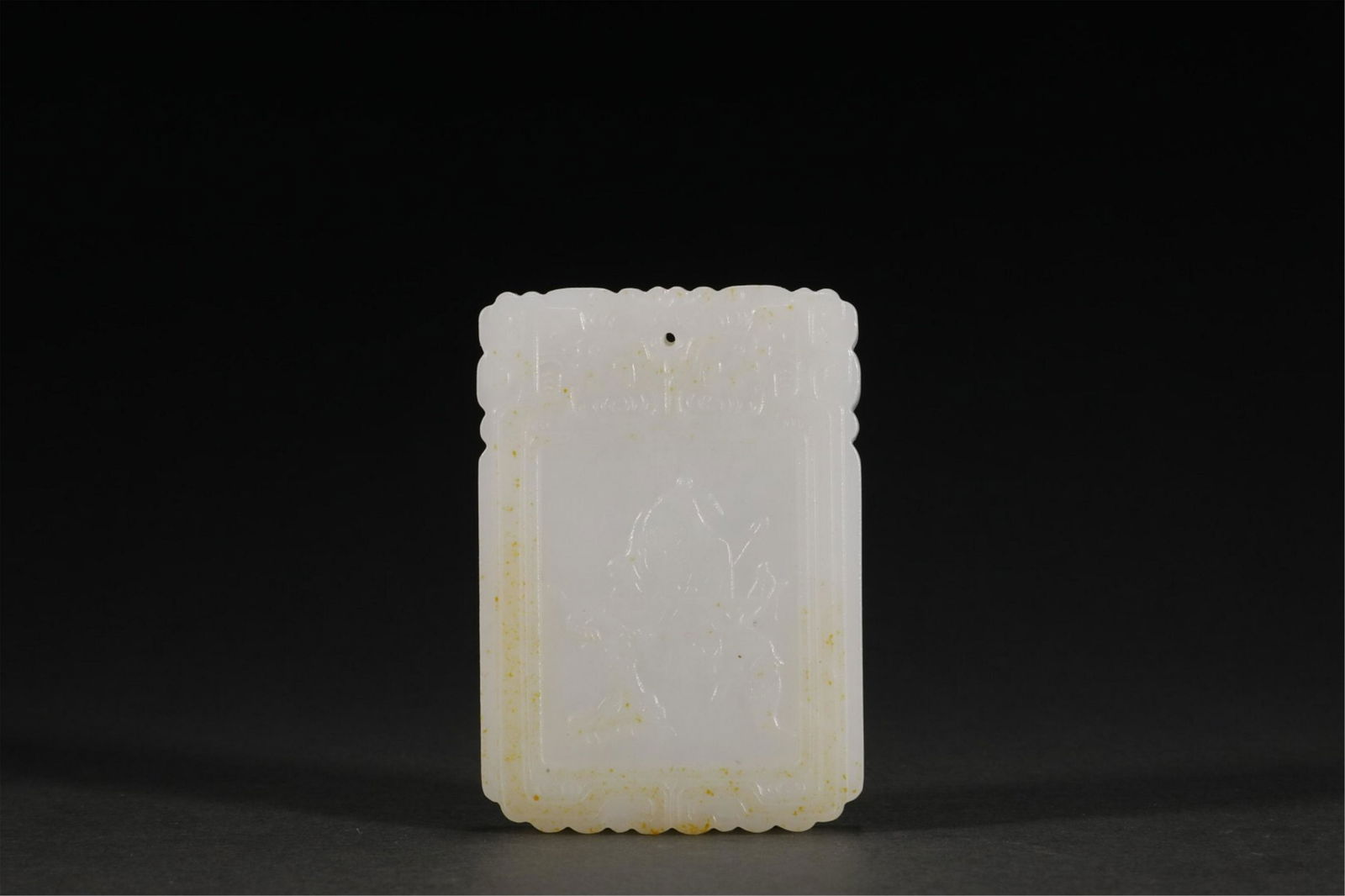 A CHINESE JADE FIGURE STORY PLAQUE (1 of 9)