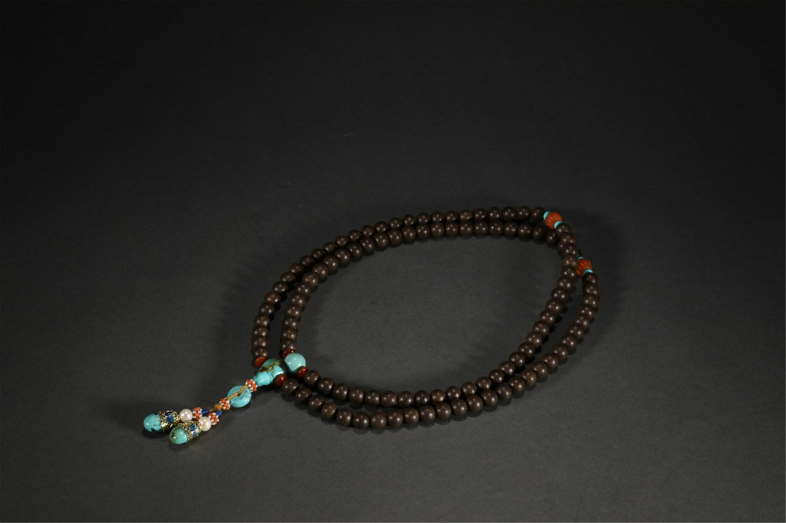 A CHINESE CHENXIANG BUDDHIST BEADS (1 of 9)