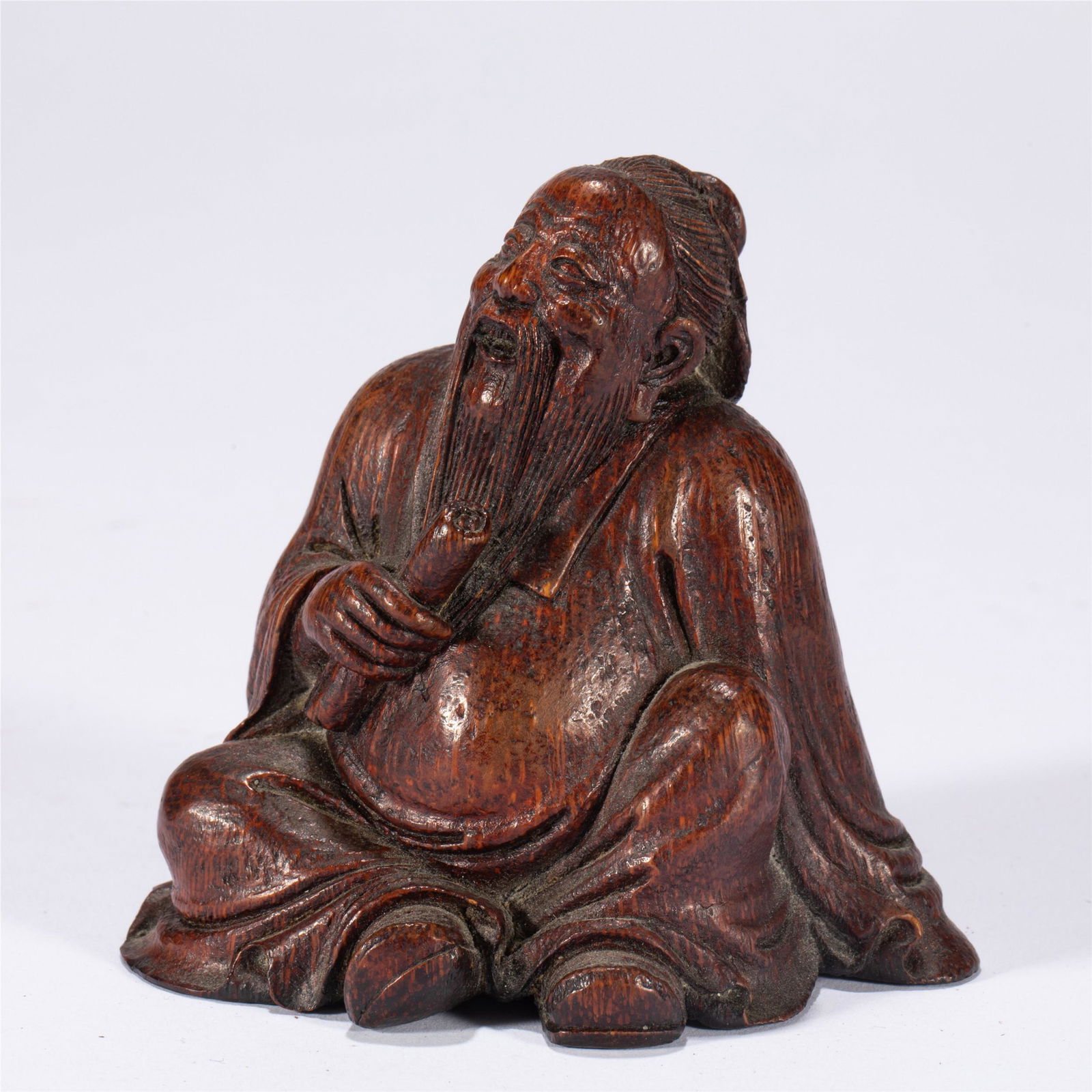A CHINESE CHENXIANG FIGURE ORNAMENTS (1 of 8)