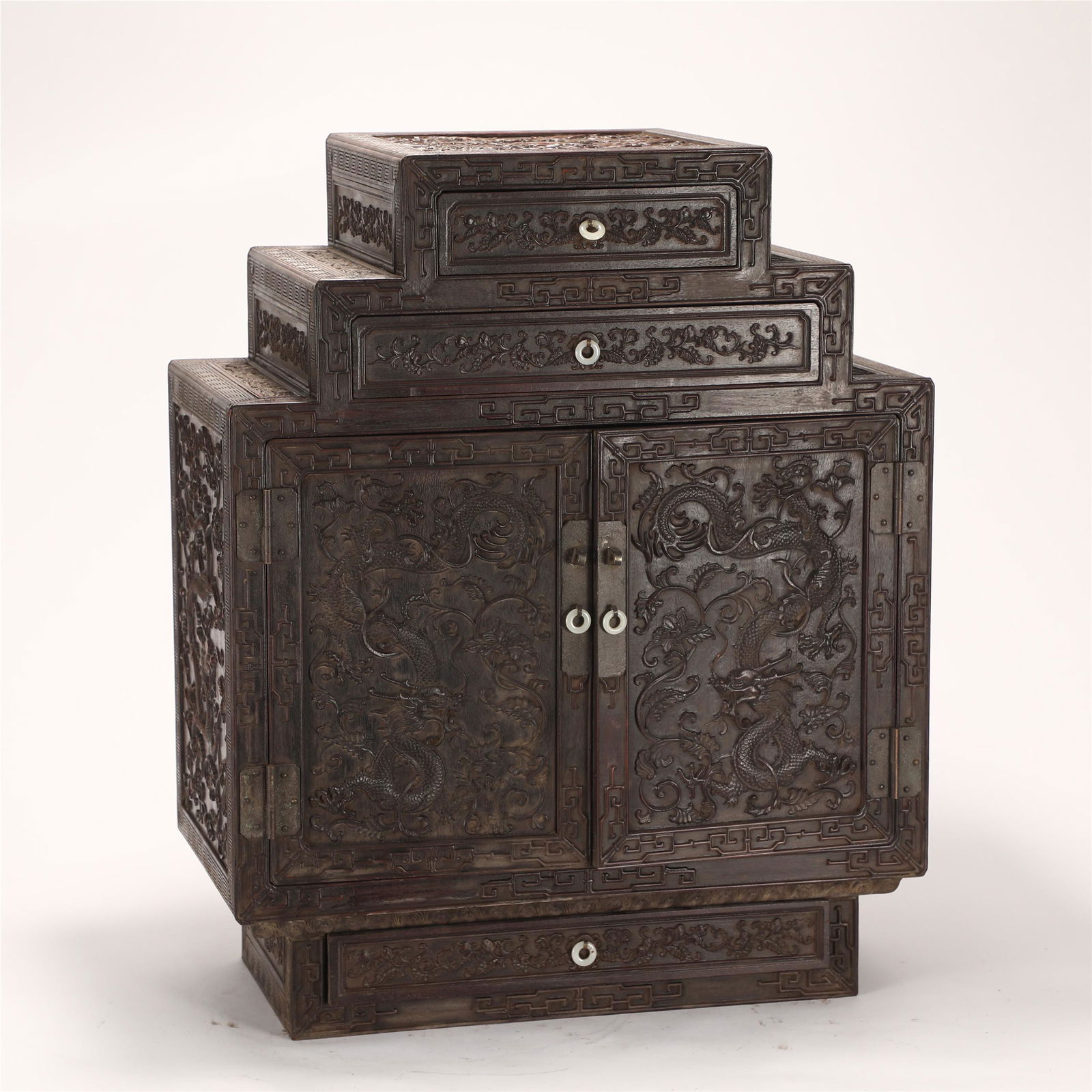 A CHINESE WOODEN CABINET (1 of 11)
