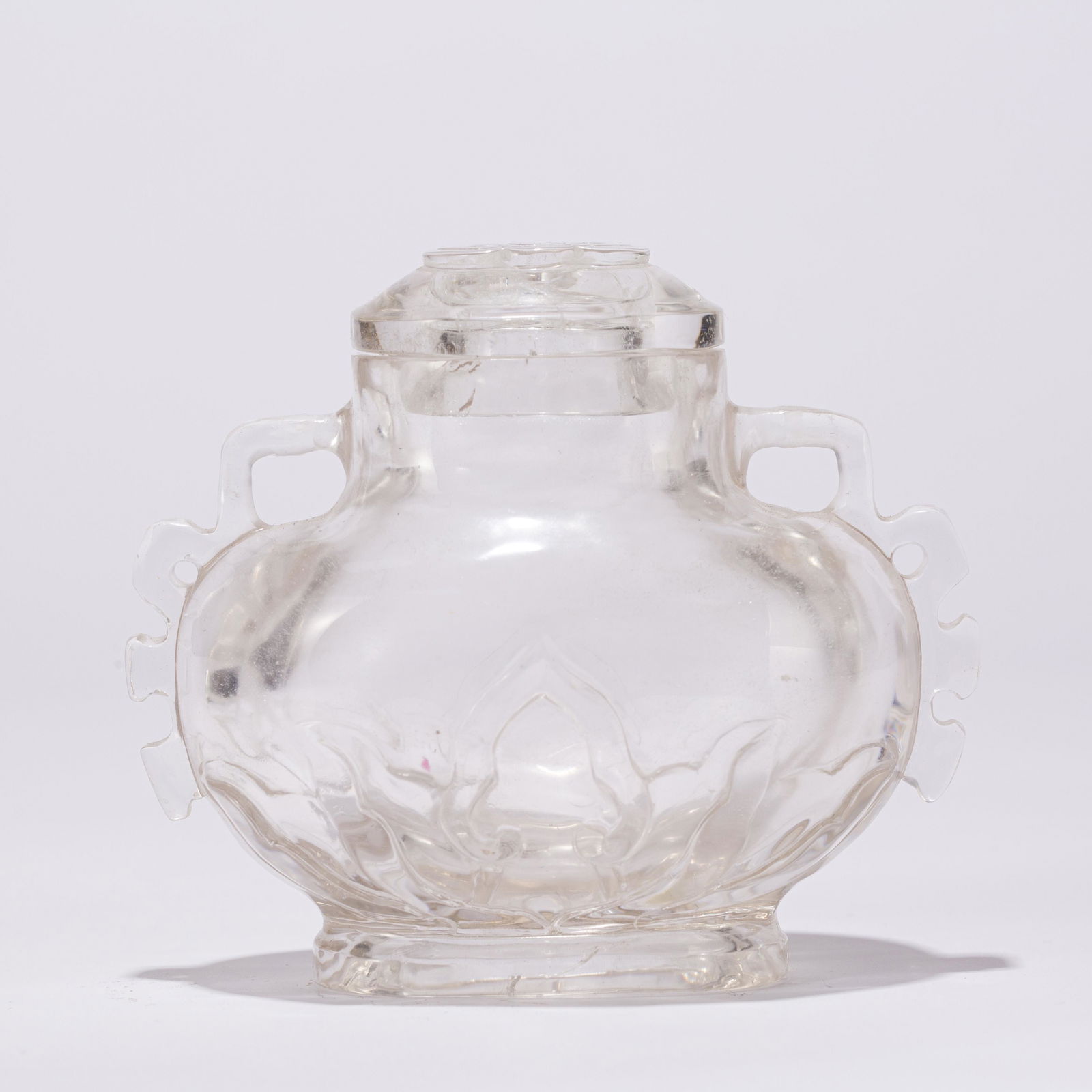 A CHINESE CRYSTAL LIDDED POT (1 of 7)
