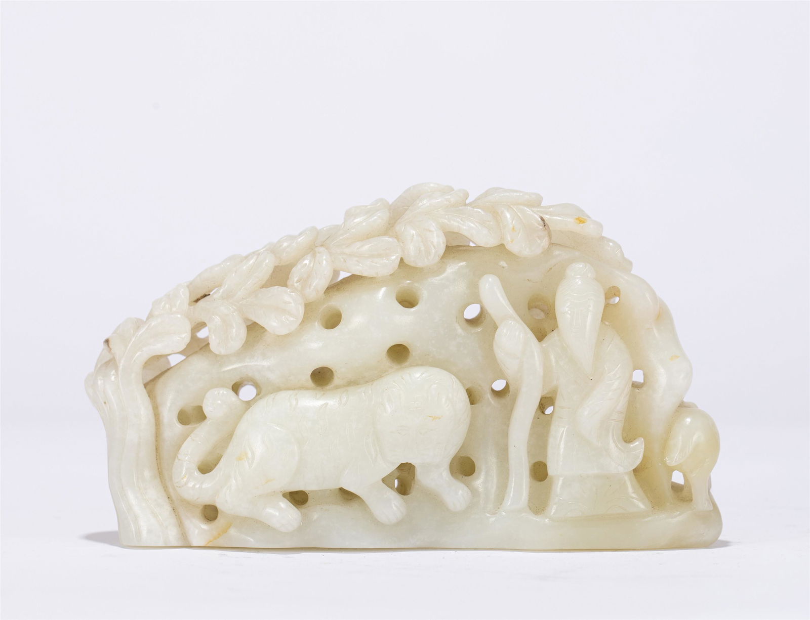 A CHINESE WHITE JADE ORNAMENTS (1 of 11)