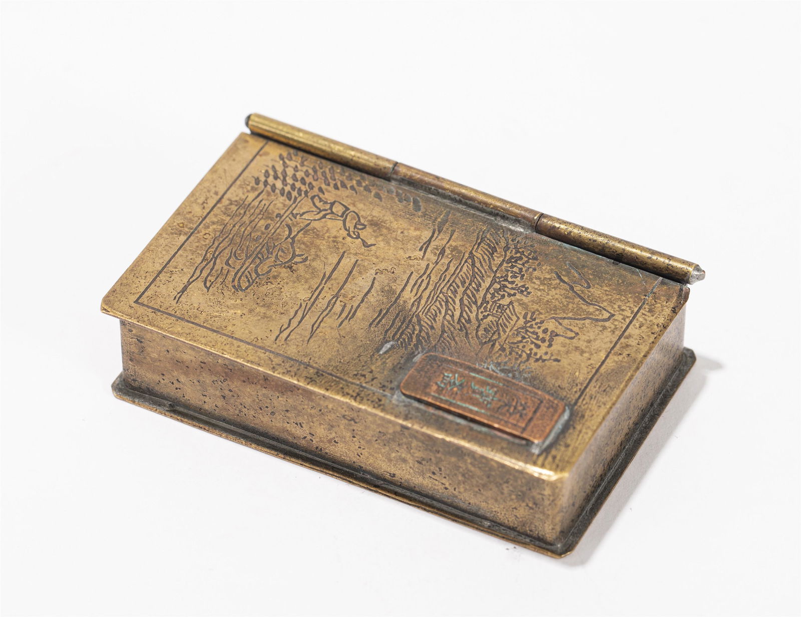 A CHINESE BRONZE BOX (1 of 9)