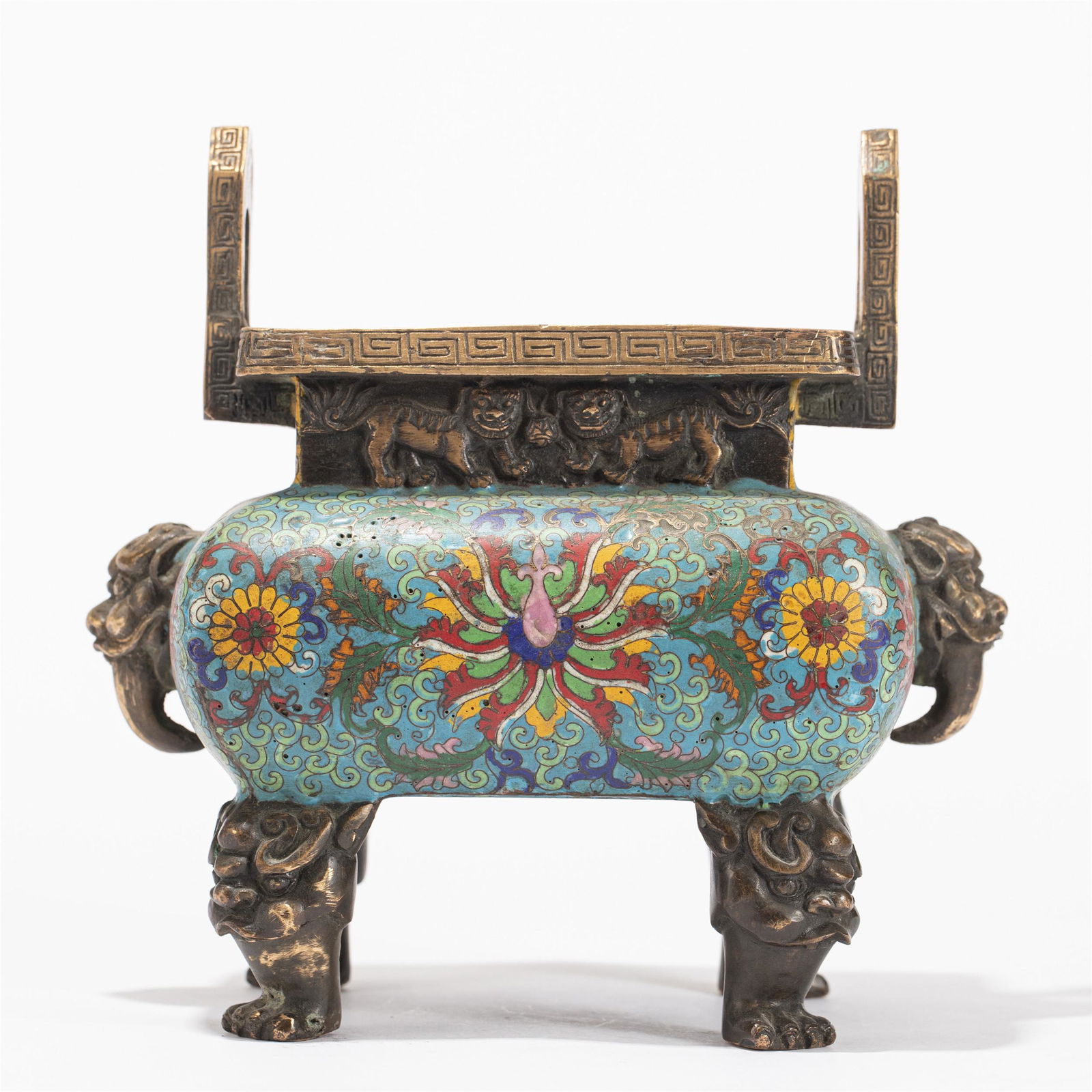 A CHINESE CLOISONNE CENSER (1 of 10)