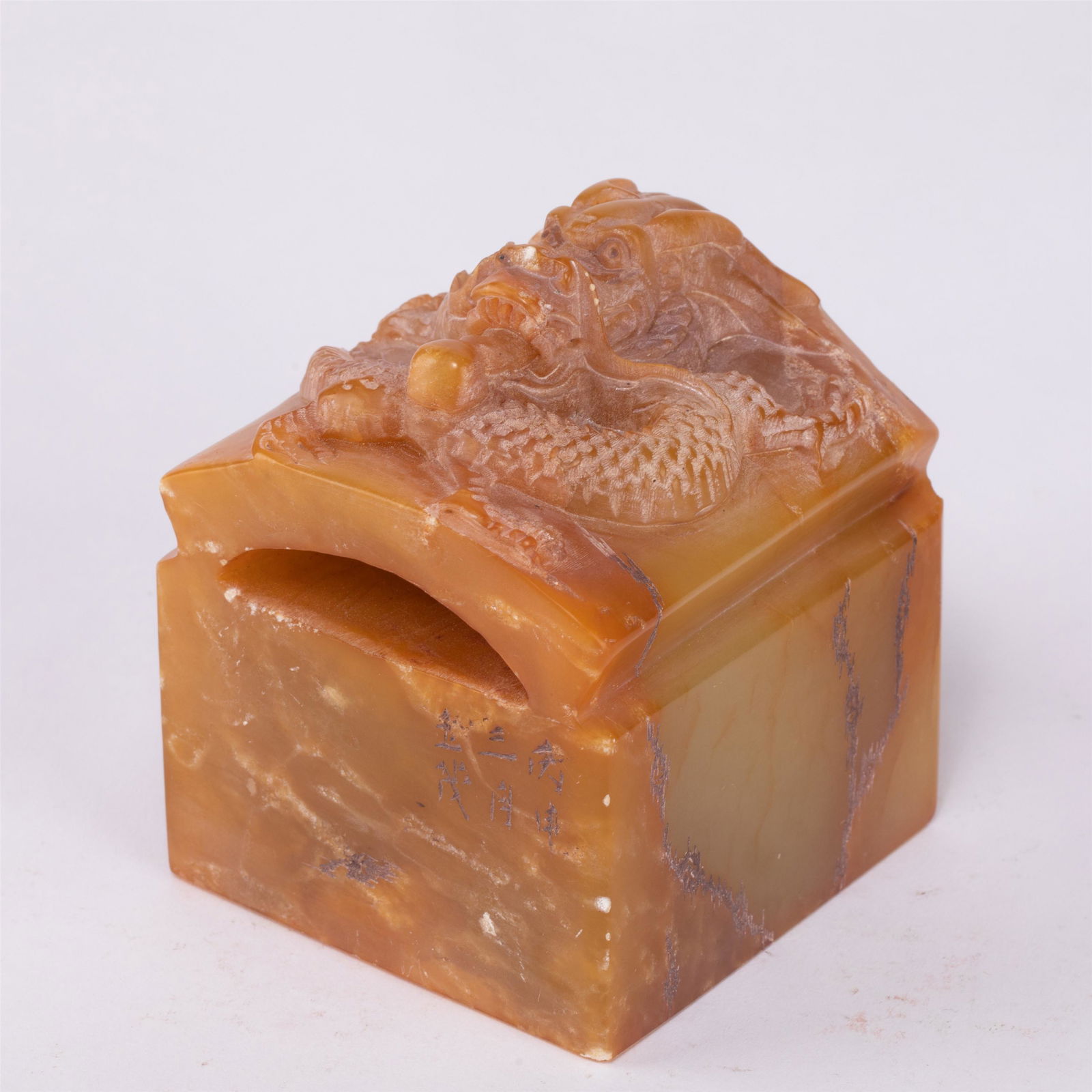 A CHINESE SOAP STONE SEAL (1 of 10)