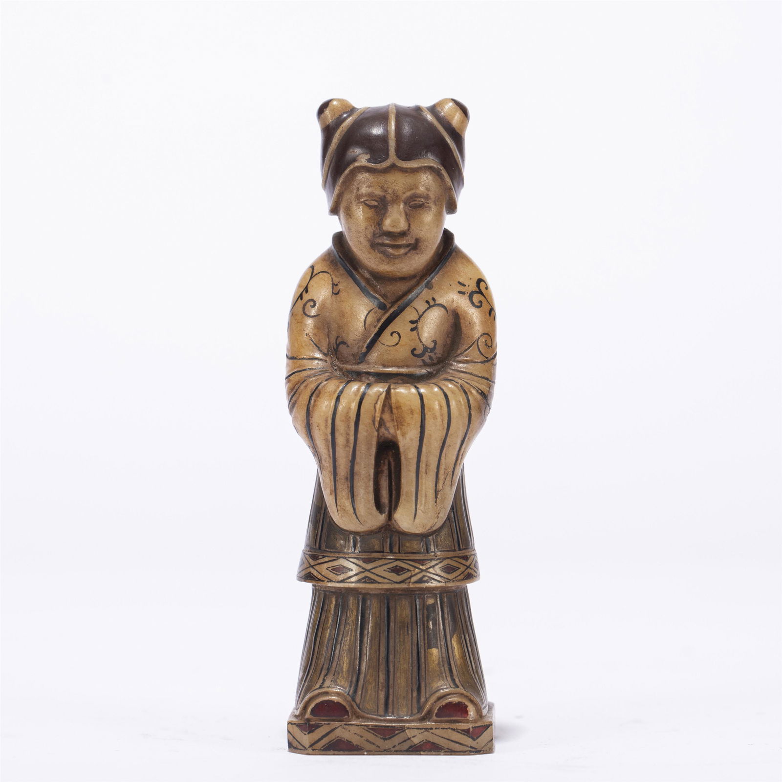 A CHINESE JADE FIGURE ORNAMENTS (1 of 8)