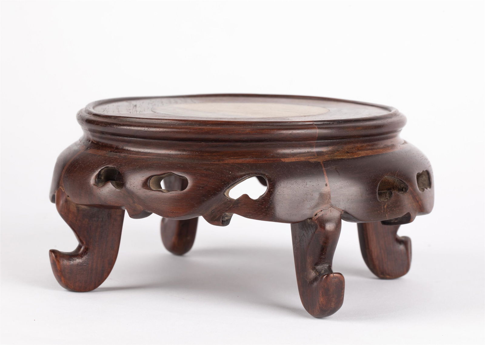 A CHINESE HARDWOOD PEDESTAL (1 of 9)