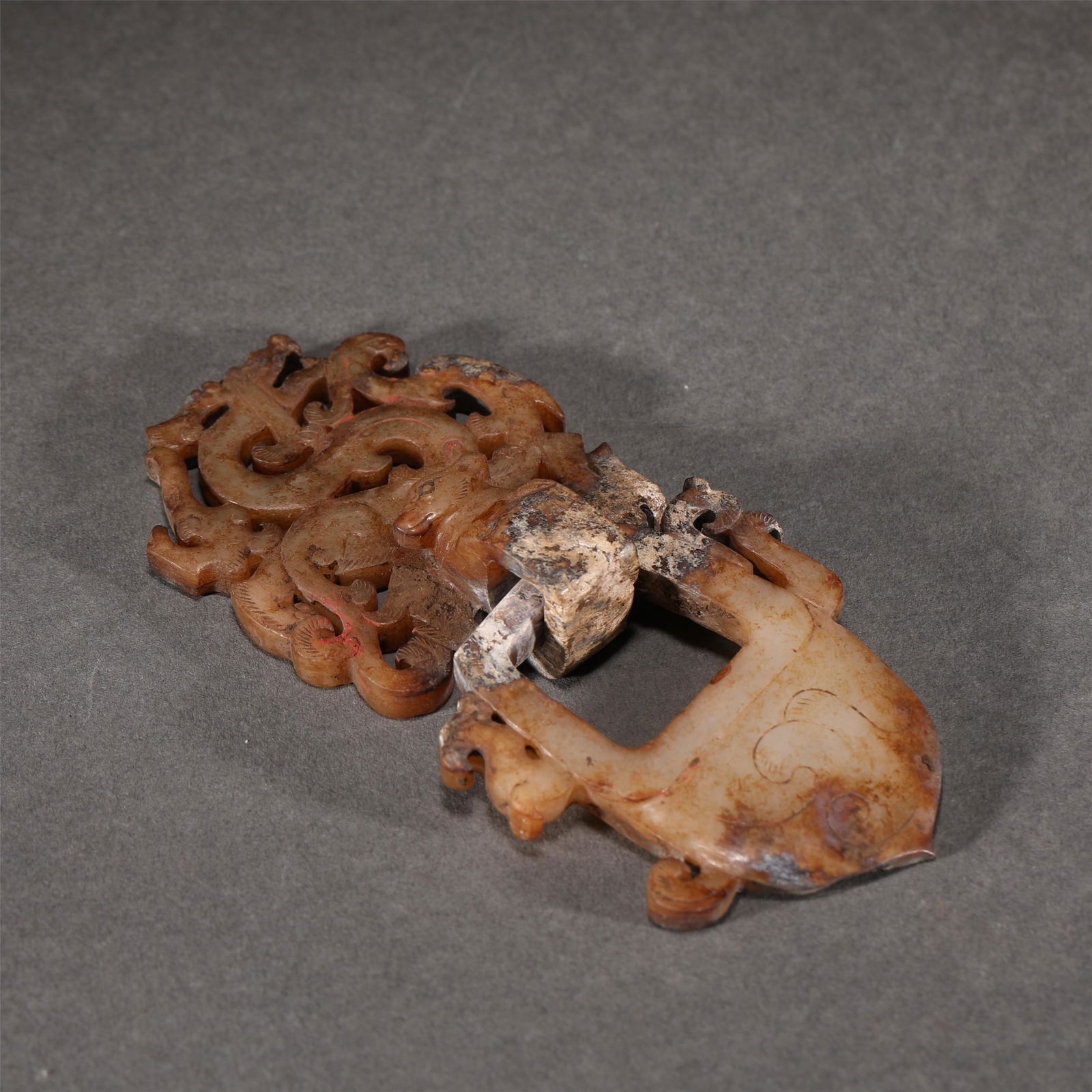 A CHINESE JADE BI ORNAMENTS (1 of 9)