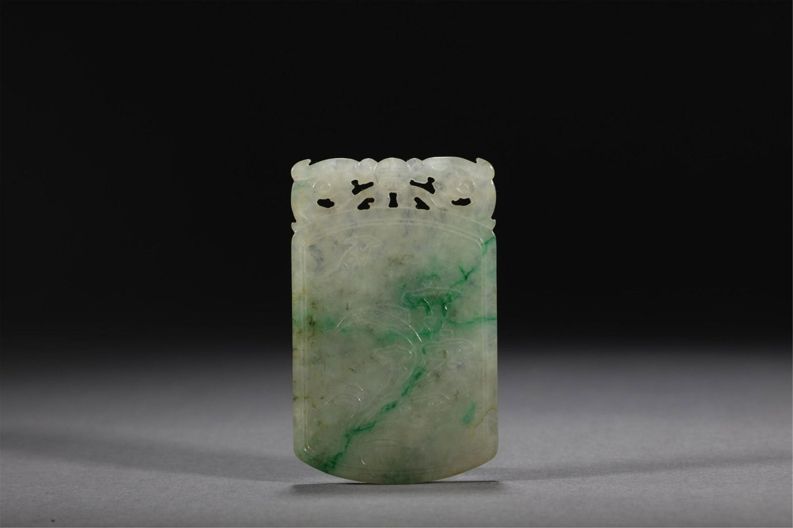 A CHINESE JADEITE PLAQUE (1 of 9)