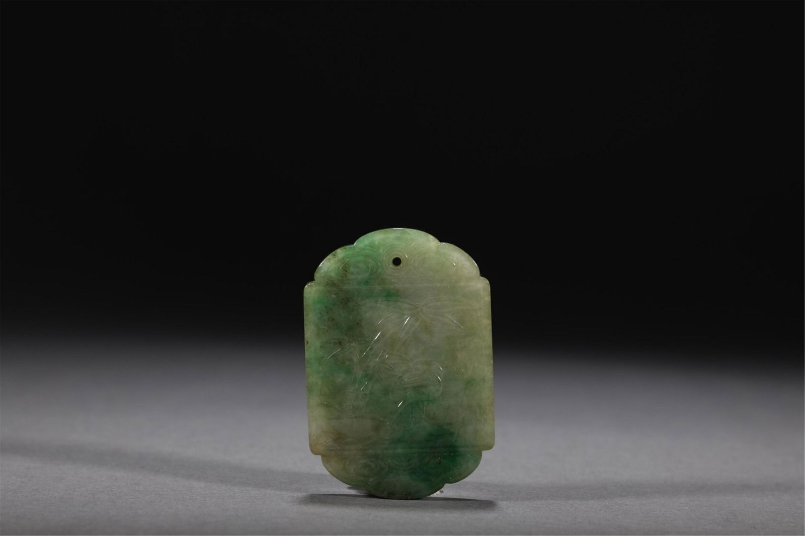 A CHINESE JADEITE PLAQUE (1 of 9)