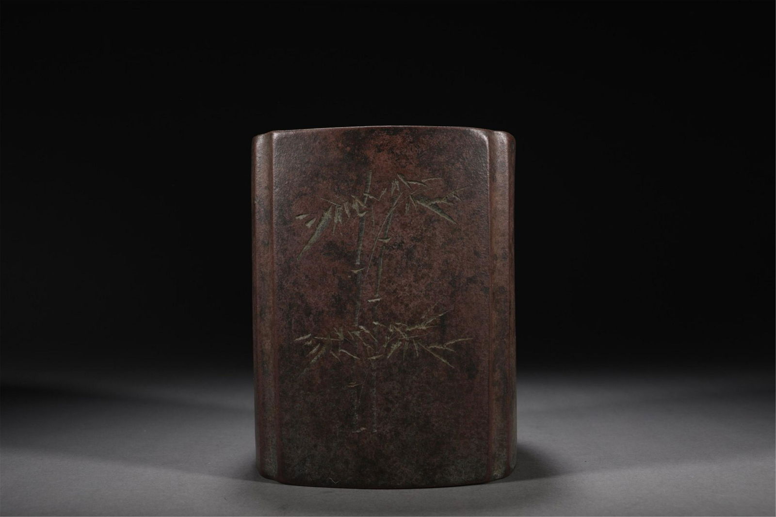 A CHINESE ZISHA CLAY BRUSH POT (1 of 9)