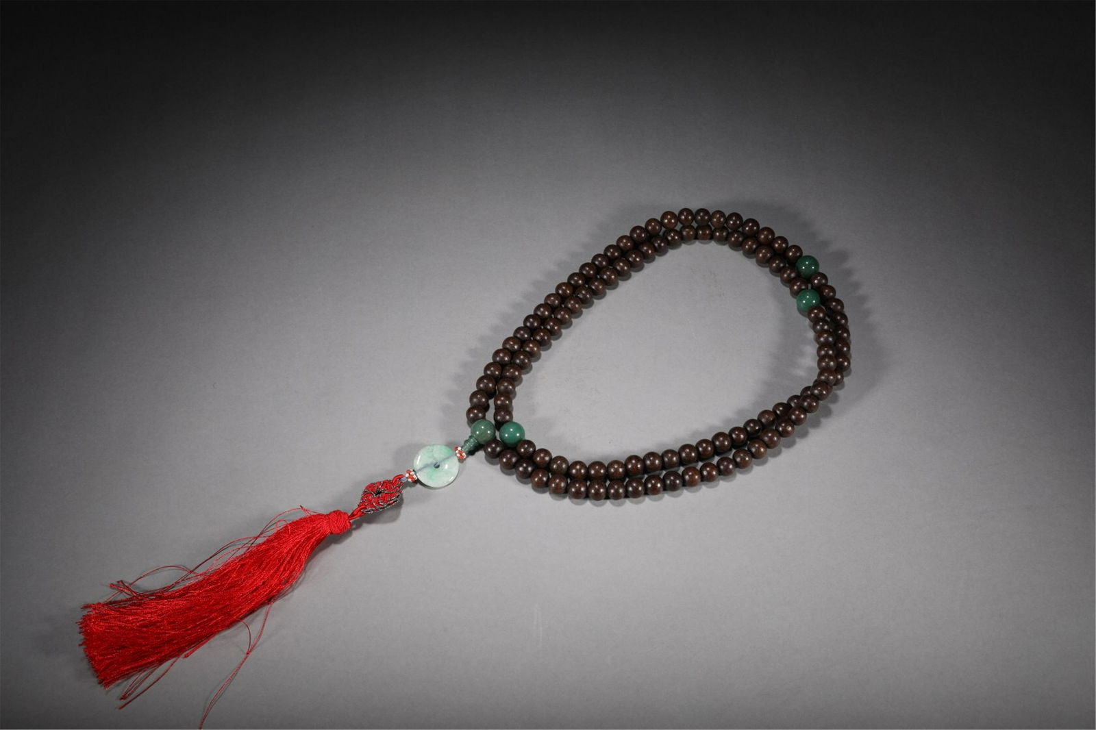 A CHINESE CHENXIANG BUDDHIST BEADS (1 of 9)