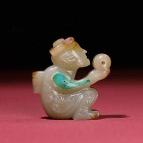 A Chinese Carved Jade Figure
