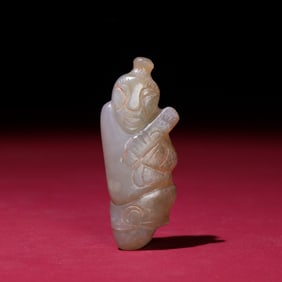 A Chinese Carved Jade Figure