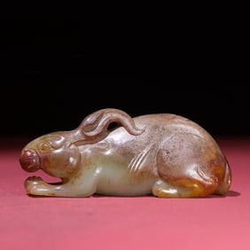 A Chinese Carved Jade Rabbit Pendant