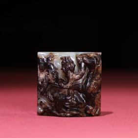 A Chinese Carved Jade Seal