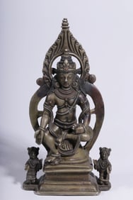 A Chinese Bronze Figure of Buddha