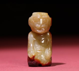 A Chinese Carved Jade Figure