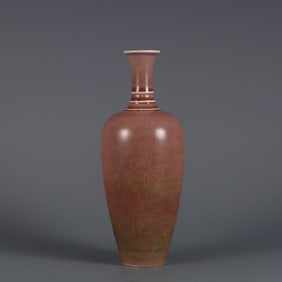 A Chinese Bloom Peach Porcelain Vase