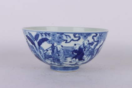 A Chinese Blue and White Porcelain Bowl