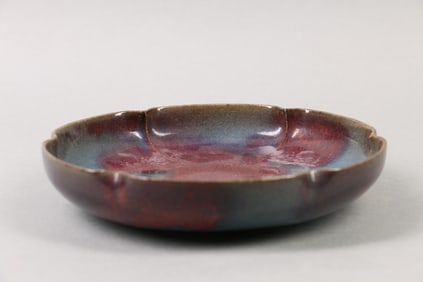 A Jun Type Porcelain Plate