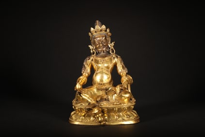 A Chinese Gilt Bronze Figure of Buddha