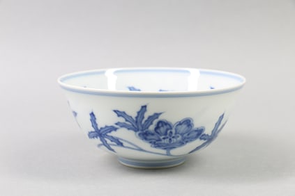 A Chinese Blue and White Porcelain Bowl