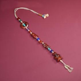 A Chinese Carved Agate Charm