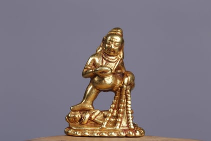 A Chinese Gold Figure of Buddha