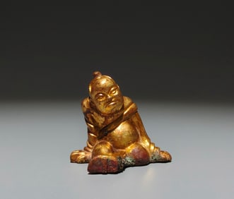 A Chinese Gilt Bronze Figure