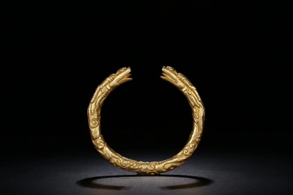 A Chinese Gold Bangle