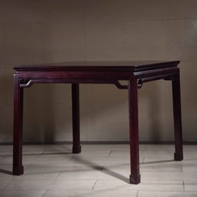 A Chinese Carved Hardwood Table