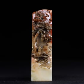 A Chinese Carved Stone Seal