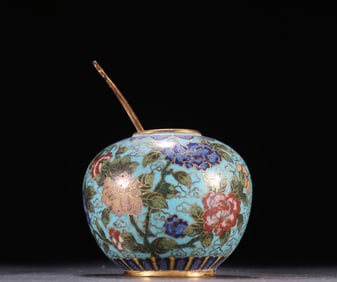A Chinese Cloisonné Water Pot