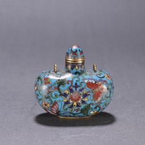 A Chinese Cloisonné Snuff Bottle