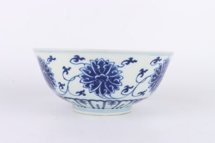 A Chinese Blue and White Porcelain Bowl
