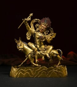A Chinese Gilt Bronze Figure of Buddha