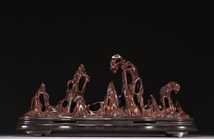A Chinese Carved Stone Decoration