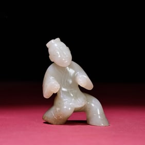 A Chinese Carved Jade Figure