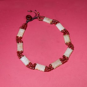 A Chinese Carved Jade Bracelet