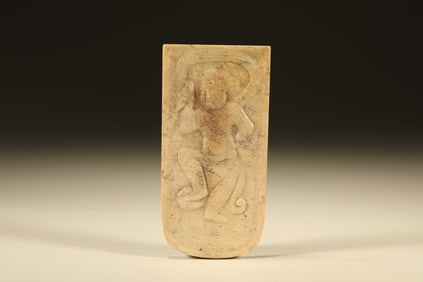 A Chinese Carved Jade Buddha Pendant