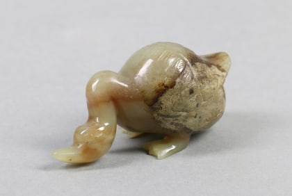 A Carved Jade Decoration of Goose