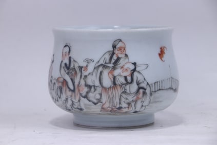 A Chinese Famille-Rose Porcelain Incense Burner