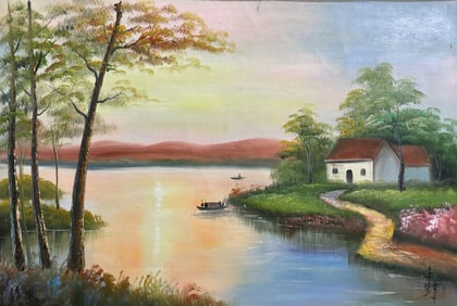 A Chinese Oil Painting
