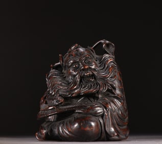 A Chinese Carved Bamboo Decoration