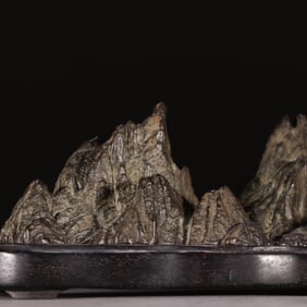 A Chinese Bronze Brush Rest