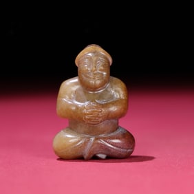 A Chinese Carved Jade Figure