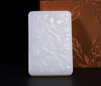 A Chinese Carved Jade Pendant