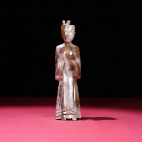 AChinese Carved Jade Figure