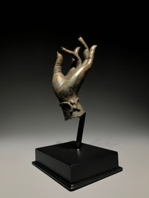 A Chinese Bronze Buddha Hand